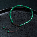 Buddha Stones Malachite Anti-Anxiety Spacer Bead Bracelet