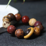 FREE Today: Healing Protection Sandalwood Chinese Zodiac Dragon Phoenix Fu Character Bracelet
