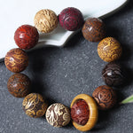FREE Today: Healing Protection Sandalwood Chinese Zodiac Dragon Phoenix Fu Character Bracelet