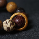 FREE Today: Healing Protection Sandalwood Chinese Zodiac Dragon Phoenix Fu Character Bracelet