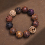 FREE Today: Healing Protection Sandalwood Chinese Zodiac Dragon Phoenix Fu Character Bracelet