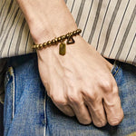 Buddha Stones "Wishing You Good Luck Always" Pure Copper Brass Bracelet Includes Gift Message Card