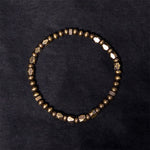 Buddha Stones "Wishing You Balance and Strength" Brass Beads Bracelet Includes Gift Message Card