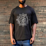 Buddha Stones Mandala Flower Om Mani Padme Hum Sanskrit Mantra Tee T-shirt
