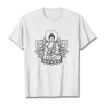 Buddha Stones Medicine Buddha Seated On A Lotus Pedestal Tee T-shirt
