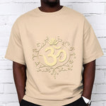 Buddha Stones Om Symbol Vines Lotus Flower Tee T-shirt