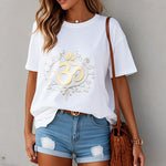 Buddha Stones Om Symbol Vines Lotus Flower Tee T-shirt