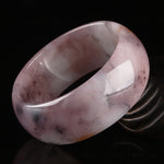 Buddha Stones Purple Jade Happiness Protection Bracelet Bangle