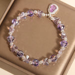 Buddha Stones Butterfly Gourd Amethyst Citrine Labradorite Balance Bracelet