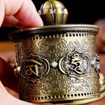 Buddha Stones Tibetan Blessing Prayer Wheel Car Decoration