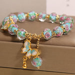 Buddha Stones "Hoping for Love and Transformation" Butterfly Bracelet Includes Gift Message Card