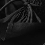 Buddha Stones Summer Solid Color Elastic Waist Drawstring Women's Skirt