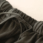 Buddha Stones Drawstring A-line Elastic Waist Cotton Women's Skirt