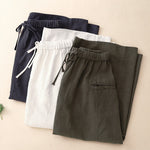Buddha Stones Drawstring A-line Elastic Waist Cotton Women's Skirt
