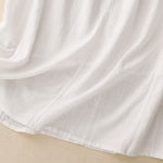 Buddha Stones Drawstring A-line Elastic Waist Cotton Women's Skirt