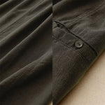 Buddha Stones Drawstring A-line Elastic Waist Cotton Women's Skirt