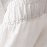 Buddha Stones Casual Plain Cropped Pants Women's Linen Harem Pants With Pockets