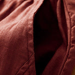Buddha Stones Casual Plain Cropped Pants Women's Linen Harem Pants With Pockets