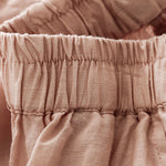 Buddha Stones Casual Plain Cropped Pants Women's Linen Harem Pants With Pockets