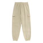 Buddha Stones Solid Color Linen Drawstring Men's Cargo Pants With Pockets