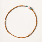 Buddha Stones Ultra-fine Olive Pit Lotus Inner Strength Double Circle Bracelet