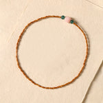 Buddha Stones Ultra-fine Olive Pit Lotus Inner Strength Double Circle Bracelet