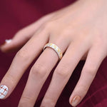 Buddha Stones Hammer Pattern Om Mani Padme Hum Copper Plated Silver Wealth Ring