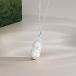Buddha Stones 925 Sterling Silver Mini PiXiu Dorje Vajra Wealth Necklace Pendant