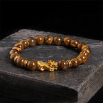 FREE Today: Wealth and Courage Various Color Tiger Eye Beads Pixiu Bracelet