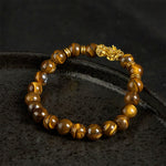 FREE Today: Wealth and Courage Various Color Tiger Eye Beads Pixiu Bracelet