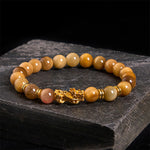 FREE Today: Wealth and Courage Various Color Tiger Eye Beads Pixiu Bracelet