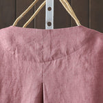 Buddha Stones Pure Color V-neck Women's Jacket With Pockets