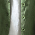 Buddha Stones Pure Color V-neck Women's Jacket With Pockets