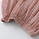 Buddha Stones Solid Lace Elastic Waist Cotton Women's Skirt