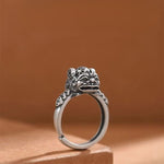 Buddha Stones Lucky FengShui PiXiu Copper Coin Rotatable Ring