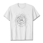 Buddha Stones Mandala Om Symbol Mantra Pattern Tee Cotton T-shirt