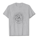 Buddha Stones Mandala Om Symbol Mantra Pattern Tee Cotton T-shirt
