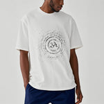 Buddha Stones Mandala Om Symbol Mantra Pattern Tee Cotton T-shirt