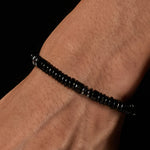 Buddha Stones Small Black Obsidian Green Aventurine Grey Jasper Tiger Eye Strength Rope Bracelet