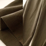 Buddha Stones Casual Plain Women's Elastic Waist  Wide Leg Pants With Pockets