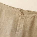 Buddha Stones Casual Plain Women's Elastic Waist  Wide Leg Pants With Pockets
