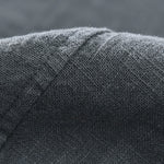 Buddha Stones Men's Fall Plain Ramie Cotton Long Sleeve Lapel Shirt With Pockets