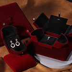 Buddha Stones Jewelry Storage Box Flannel Gift Box