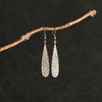 Buddha Stones Elegant Titanium Steel Balance Hammer Marks Earrings
