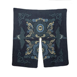 Buddha Stones Tibetan Open Front Auspicious Cloud Crane Pattern Unisex Cozy Scarf Shawl