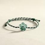 FREE Today: Luck and Prosperity  Natural Flower Jade Hand-Woven Bracelet