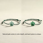 FREE Today: Luck and Prosperity  Natural Flower Jade Hand-Woven Bracelet