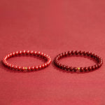 Buddha Stones Natural Cinnabar Amber Stone Calm Bracelet