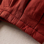 Buddha Stones Plain Women's Harem Thick Pants With Pockets