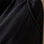 Buddha Stones Plain Women's Harem Thick Pants With Pockets